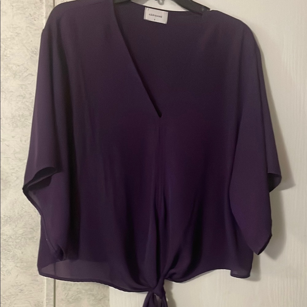 Adrienne Violet Blouse - Picture 2 of 5
